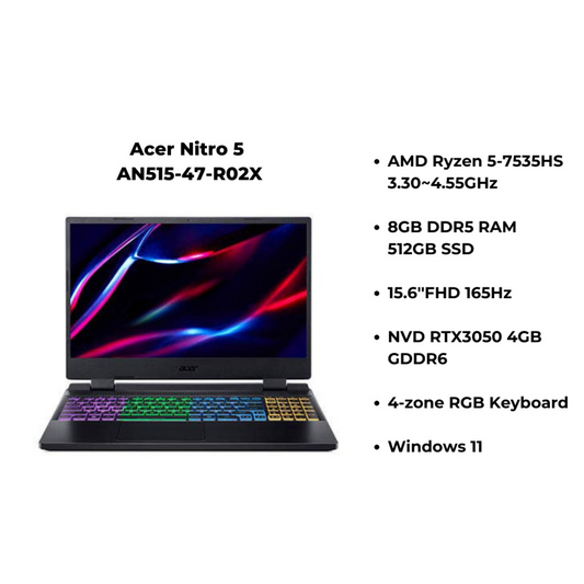 ACER NITRO 5 A515-R02X