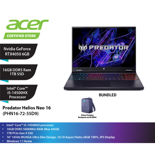 Acer Predator Helios Neo 16