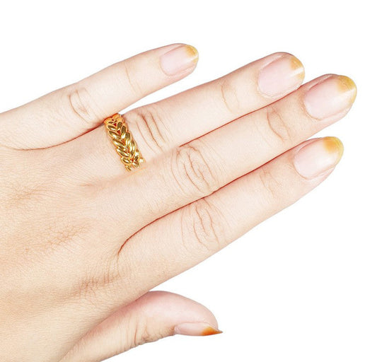 Cincin Emas Luna Padi