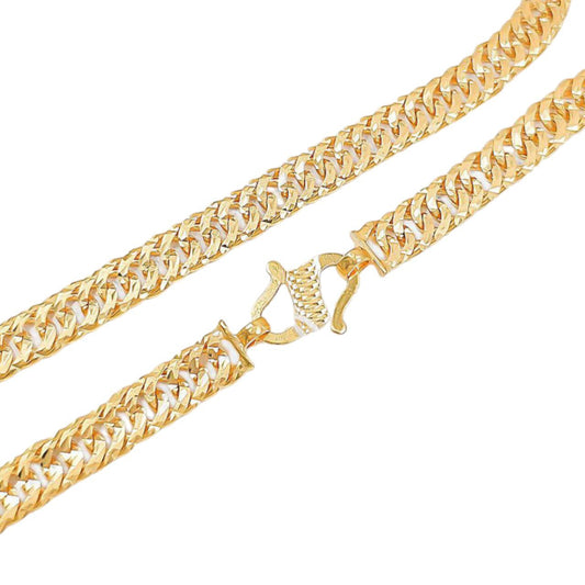 Rantai Emas Kait 2 Dimensi Padu L0.5CM