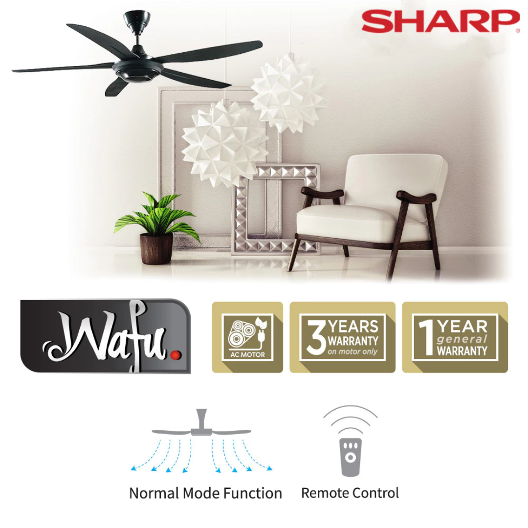 Ceiling Fan 56" PJC116BK