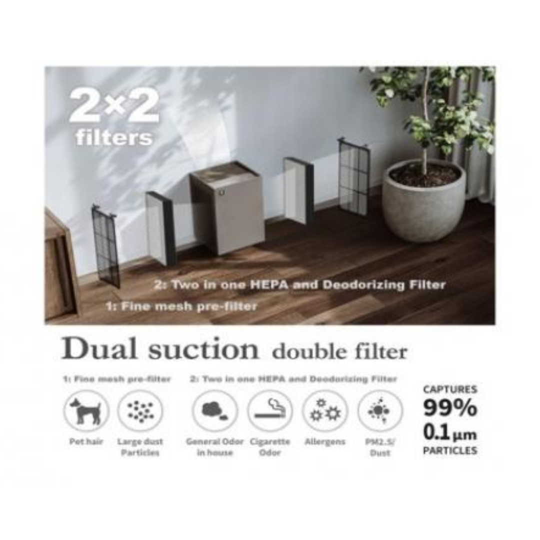 30m² Plasmacluster Technology Air Purifier