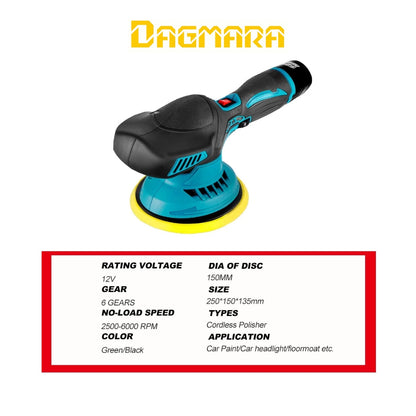 Dagmara Cordless Car Polisher 6"